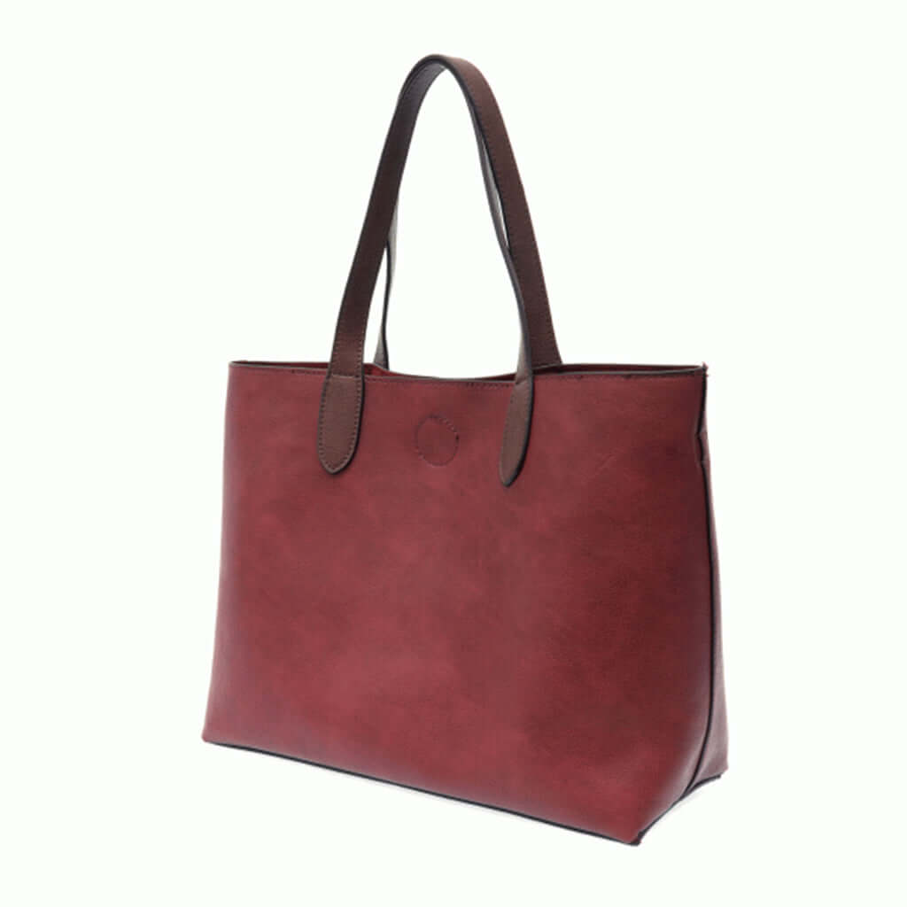 Mariah Medium Convertible Tote - Merlot