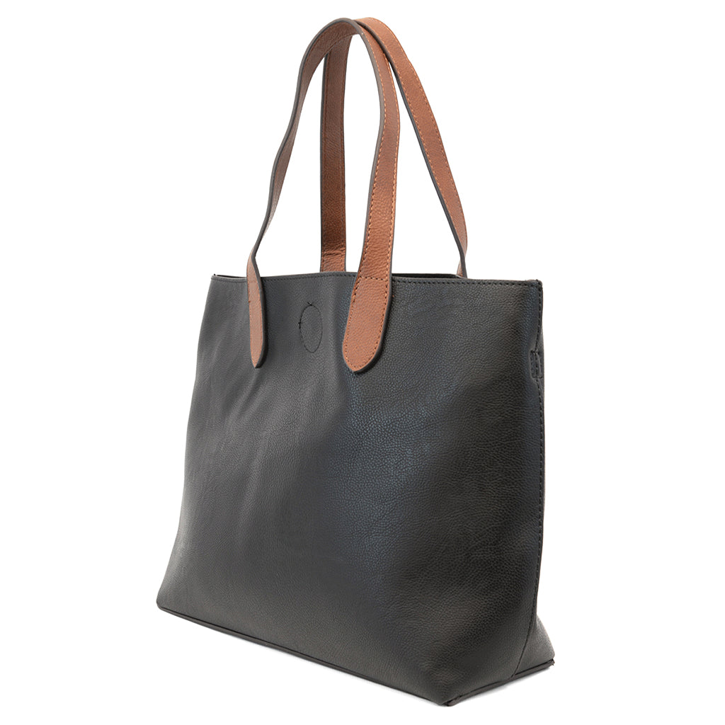 Mariah Medium Convertible Tote - Black-Live in the Light Naturally Ltd