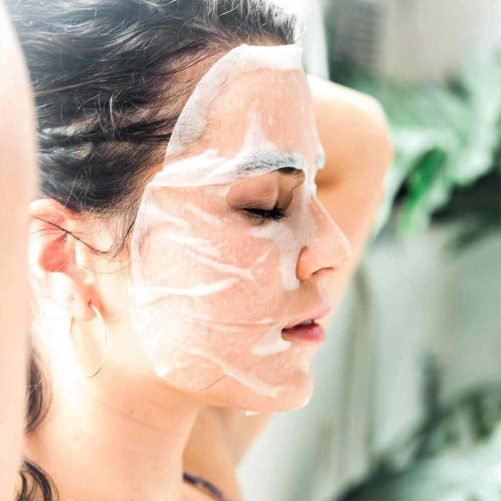 Organic Sheet Mask Greek Yogurt & Nourishing - 4 Pack