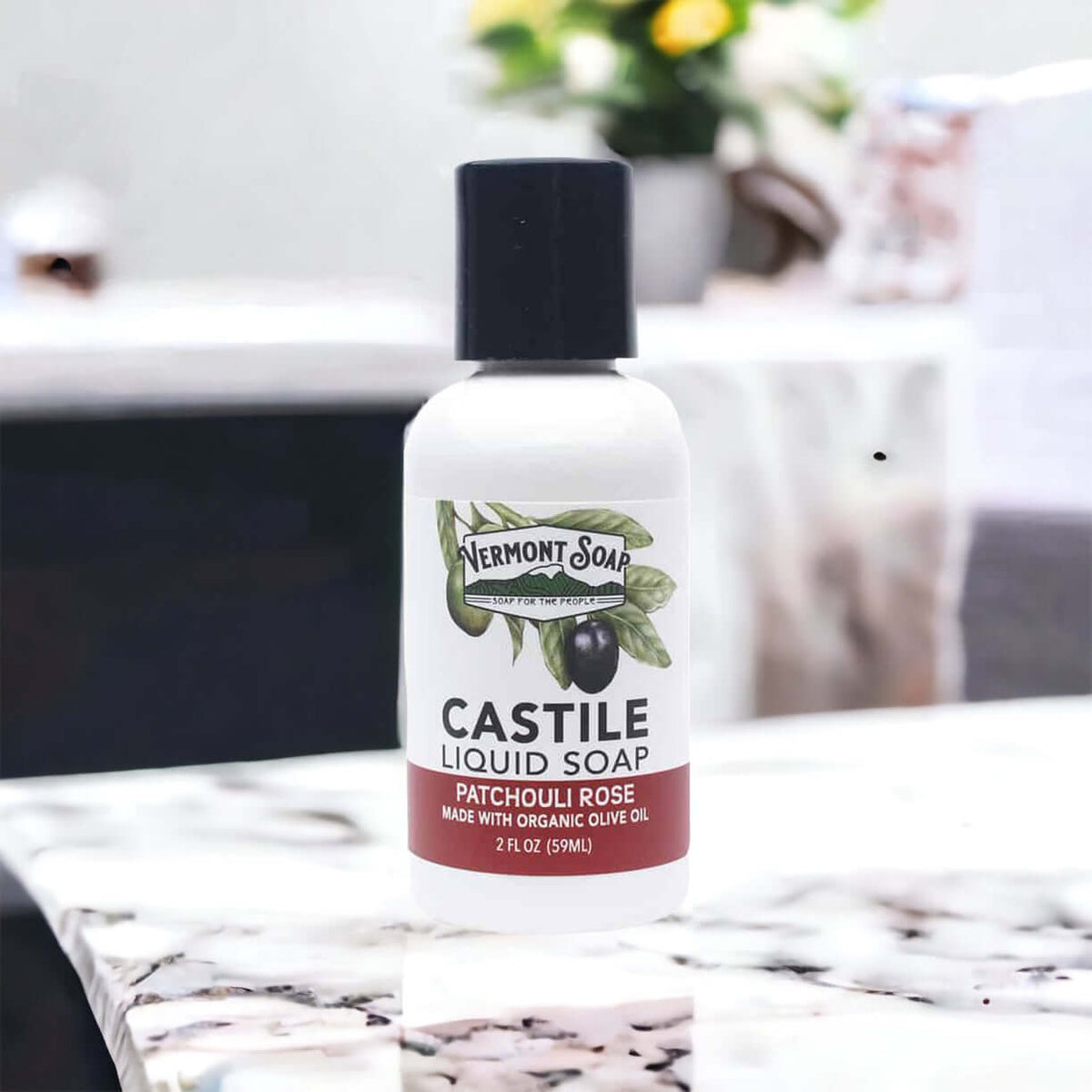 Patchouli Rose Castile Liquid Soap - Vermont Soap