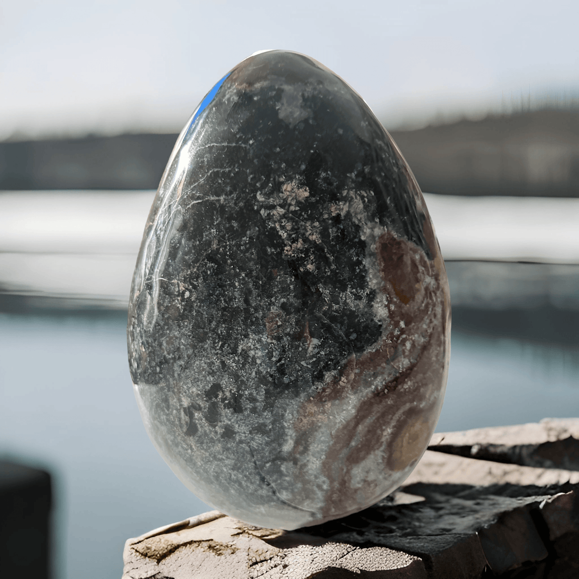 Pink Ocean Jasper Extra Large Crystal Egg - 27KG