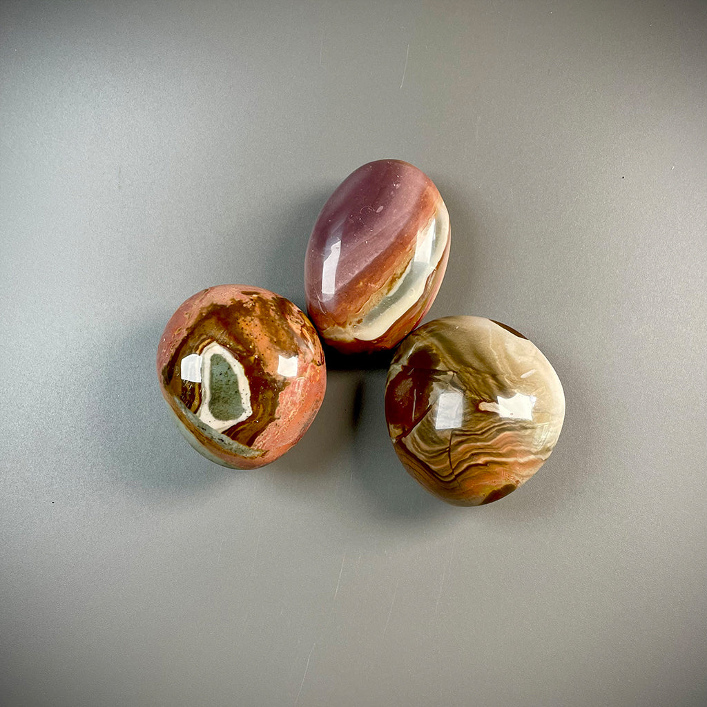 Polychrome Jasper Palm Stone