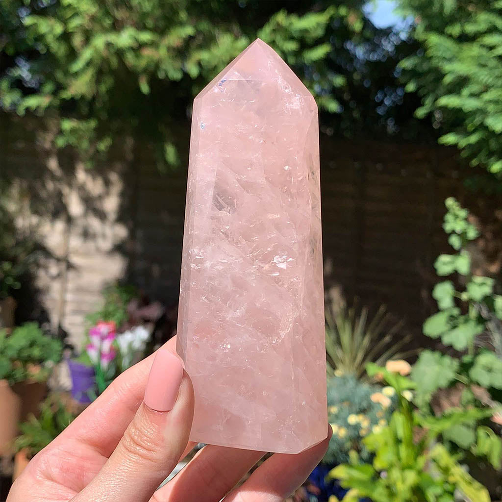 Rose Quartz Tower - Ethically Sourced