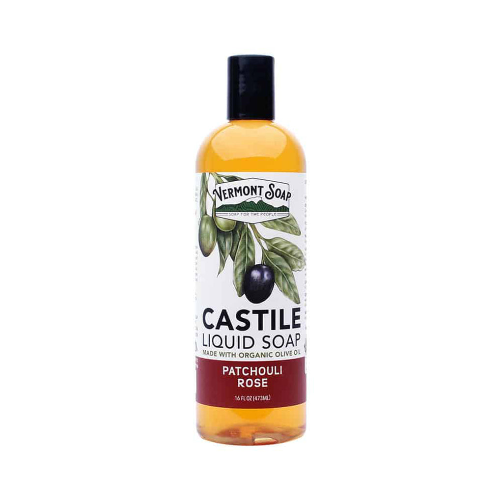 Patchouli Rose Castile Liquid Soap - Vermont Soap