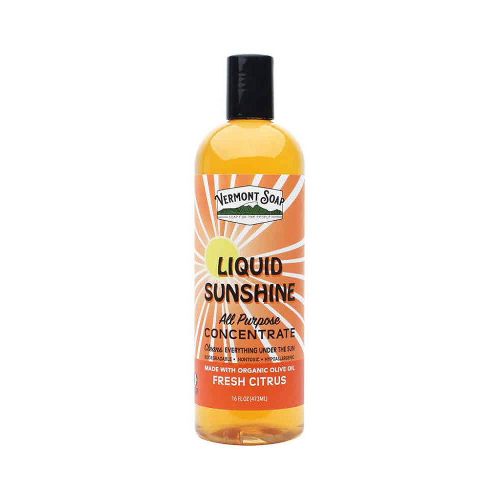 Liquid Sunshine Non Toxic Cleaner Concentrate - Vermont Soap