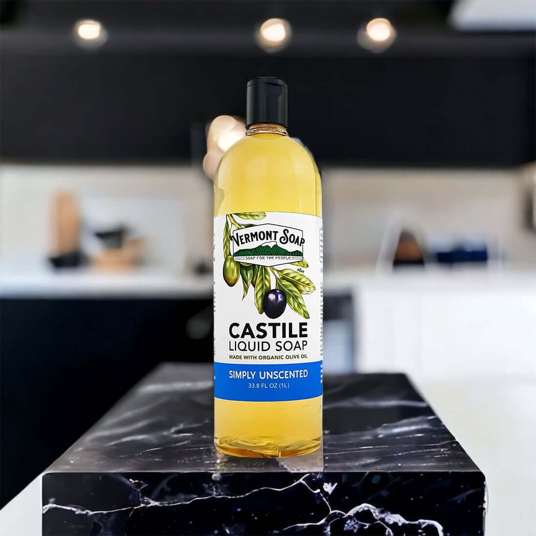 Simply Unscented Castile Liquid Soap - Vermont Soap