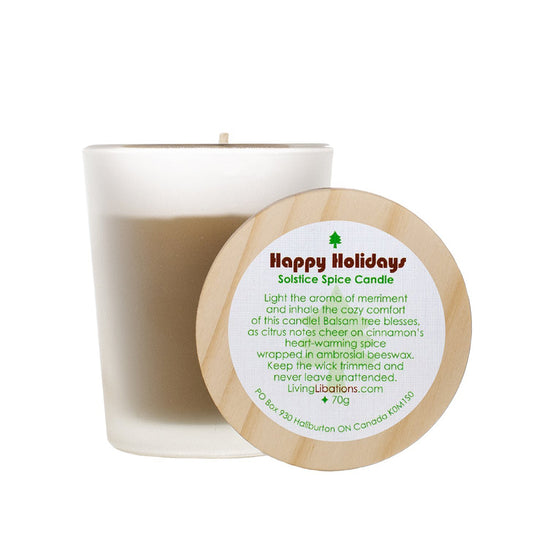 Happy Holiday Solstice Spice Candle