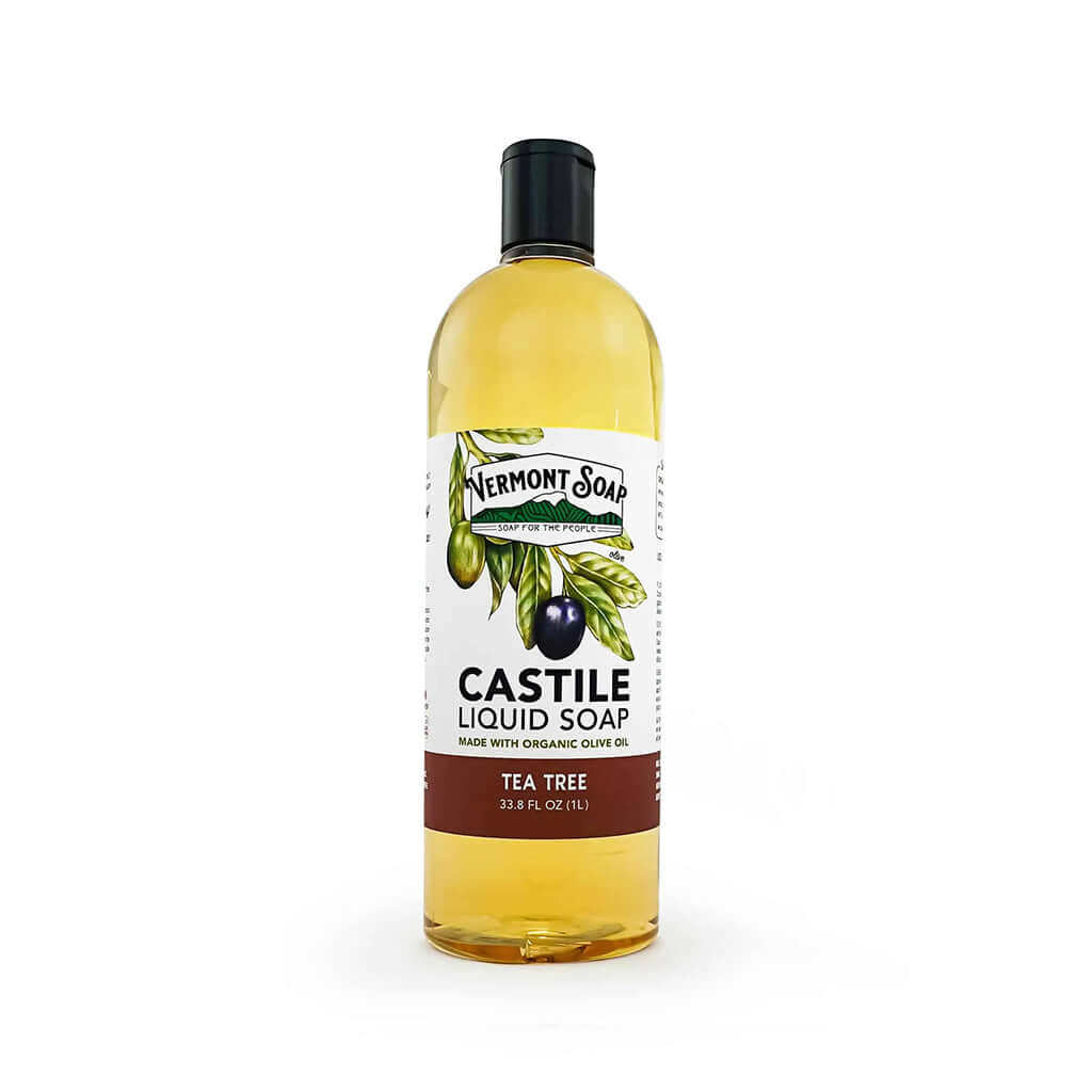 Tea Tree Castile Liquid Soap - Vermont Soap