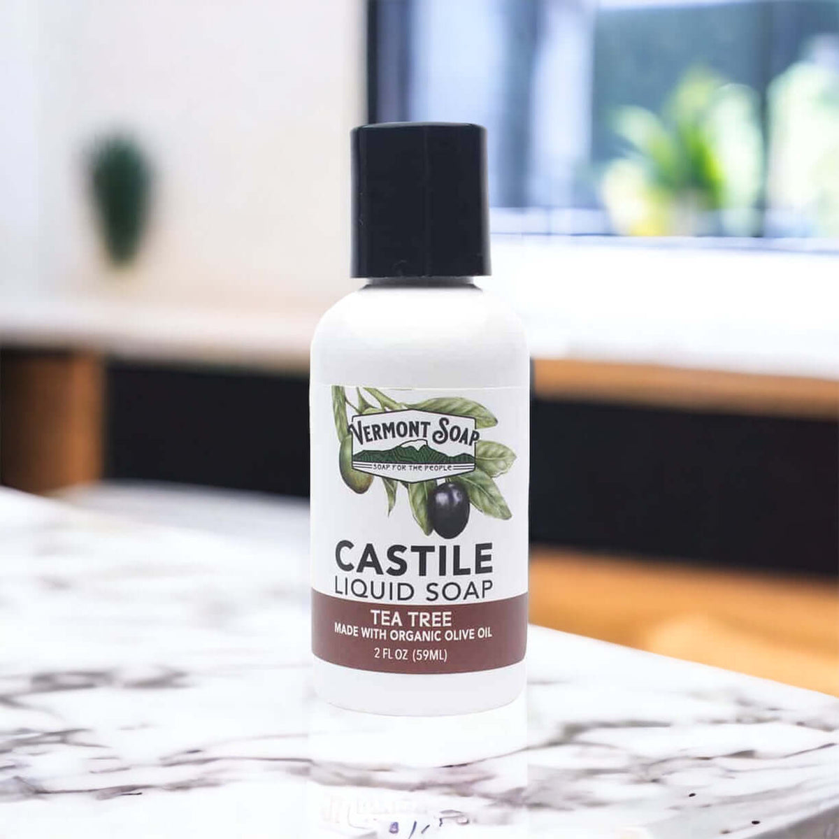 Tea Tree Castile Liquid Soap - Vermont Soap