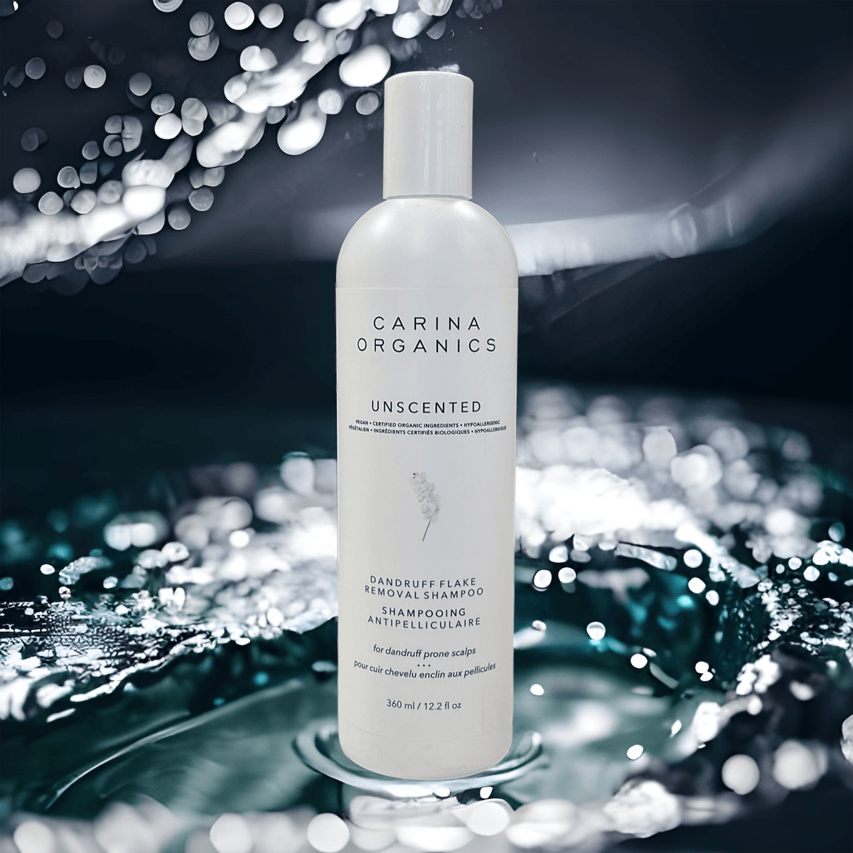 Unscented Dandruff Flake Removal Shampoo 360ml - Carina Organics