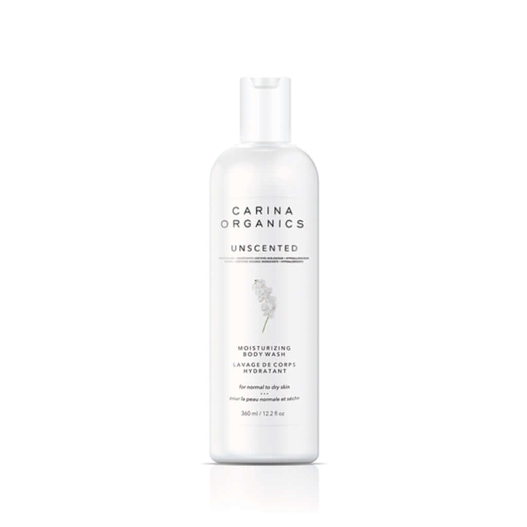 Unscented Moisturising Body Wash 360ml - Carina Organics