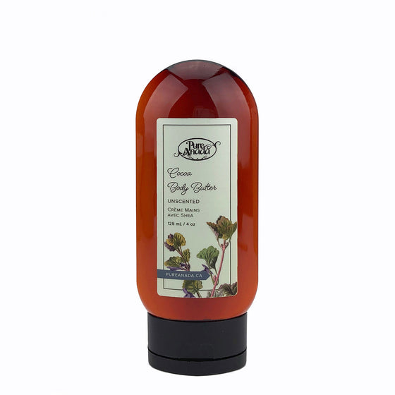 Unscented Natural Cocoa Body Butter 125ml - Pure Anada