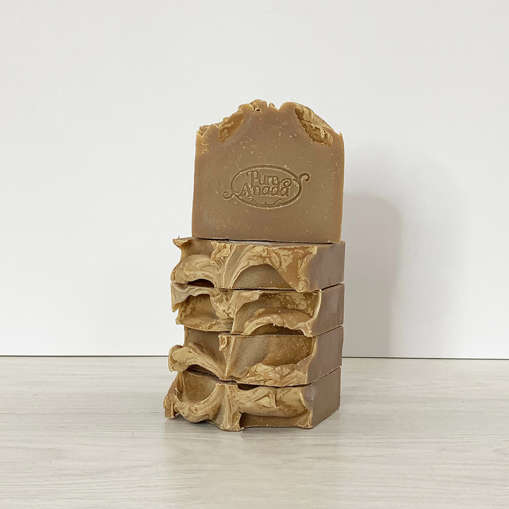 SOAP SAVER POUF & HANDMADE SOAP SET-Live in the Light Naturally Ltd