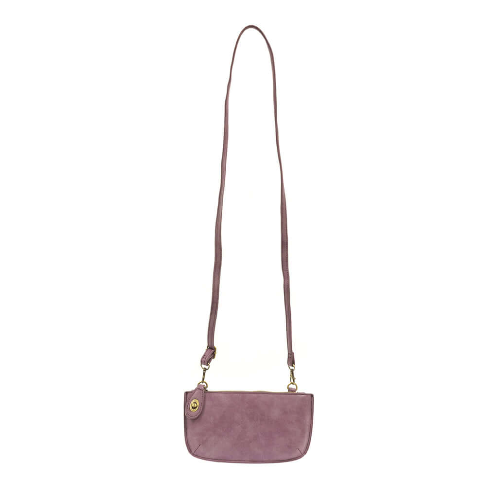 Vegan Clutch Bag Cross Body Wristlet - Orchid