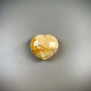 Yellow Hematoid Quartz Crystal Hearts - Golden Healer
