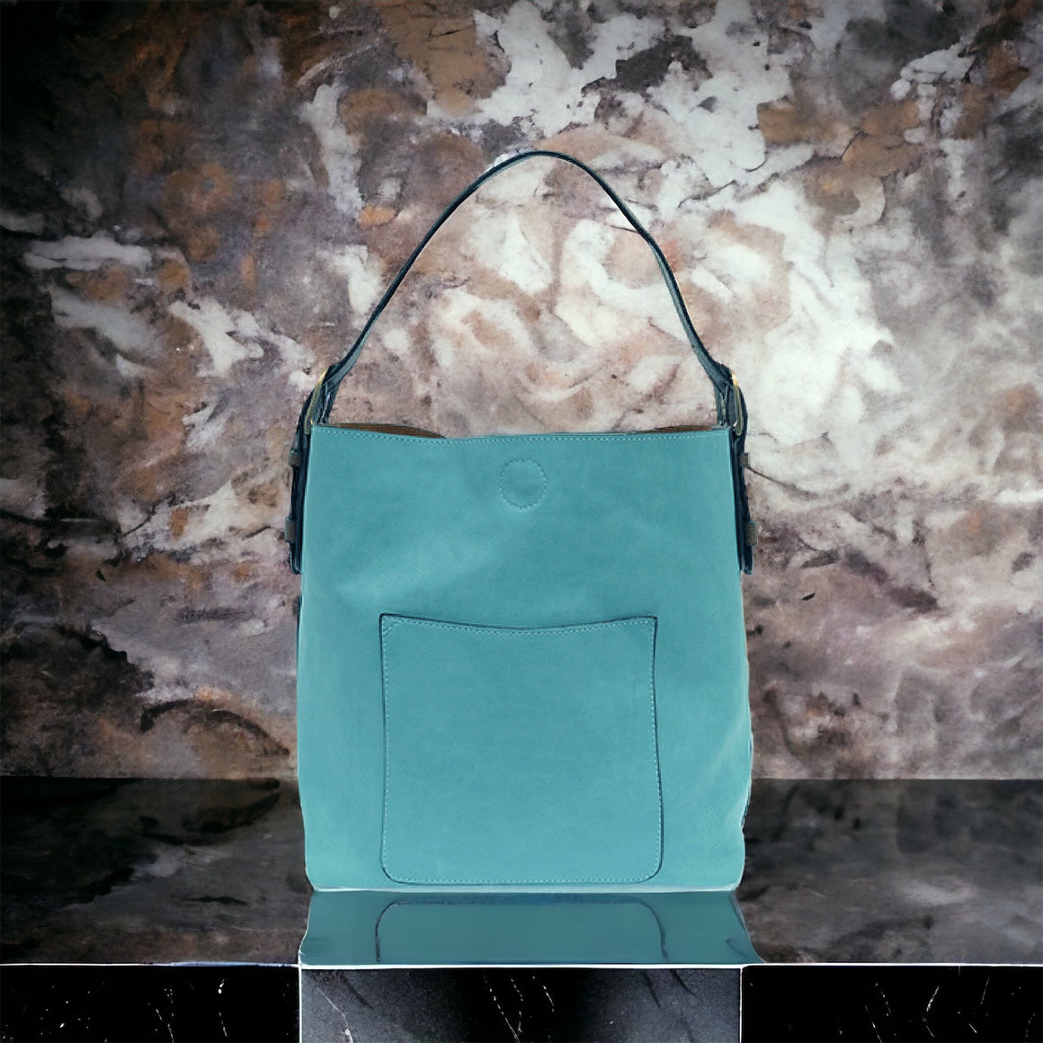 Classic Hobo handbag - Capris Turquoise-Live in the Light Naturally Ltd