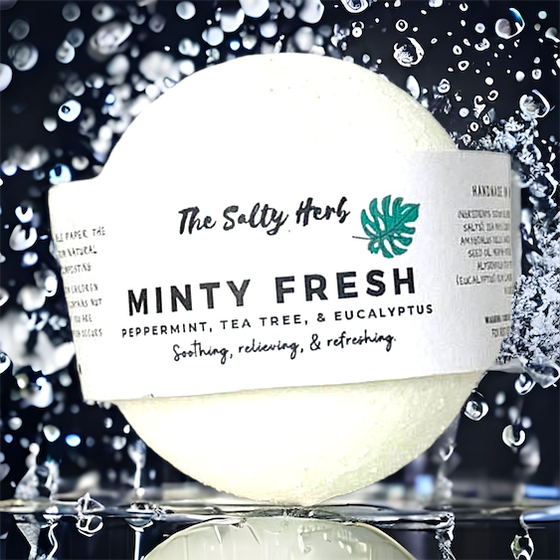 Minty Fresh Bath Bomb