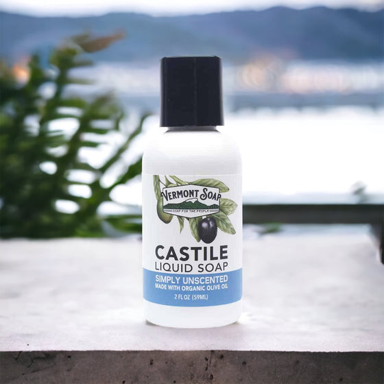 Simply Unscented Castile Liquid Soap - Vermont Soap