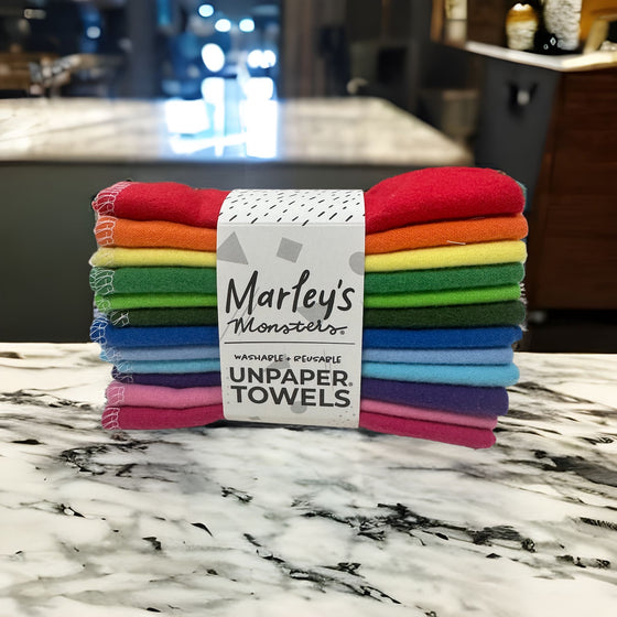 UNpaper Towels x 12 - Rainbow by Marley's Monsters-Live in the Light Naturally Ltd