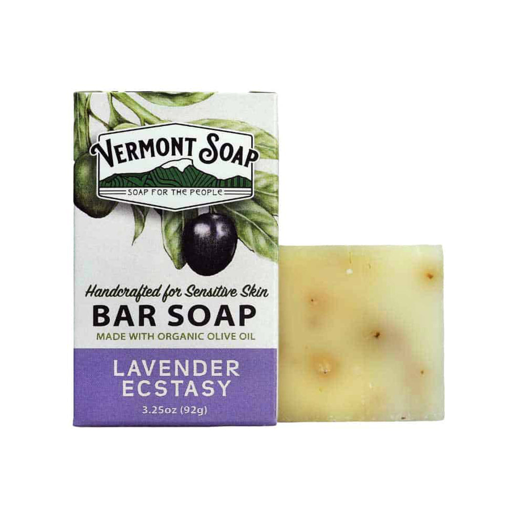 Lavender Ecstasy Handmade Bar Soap - Vermont Soap 92g