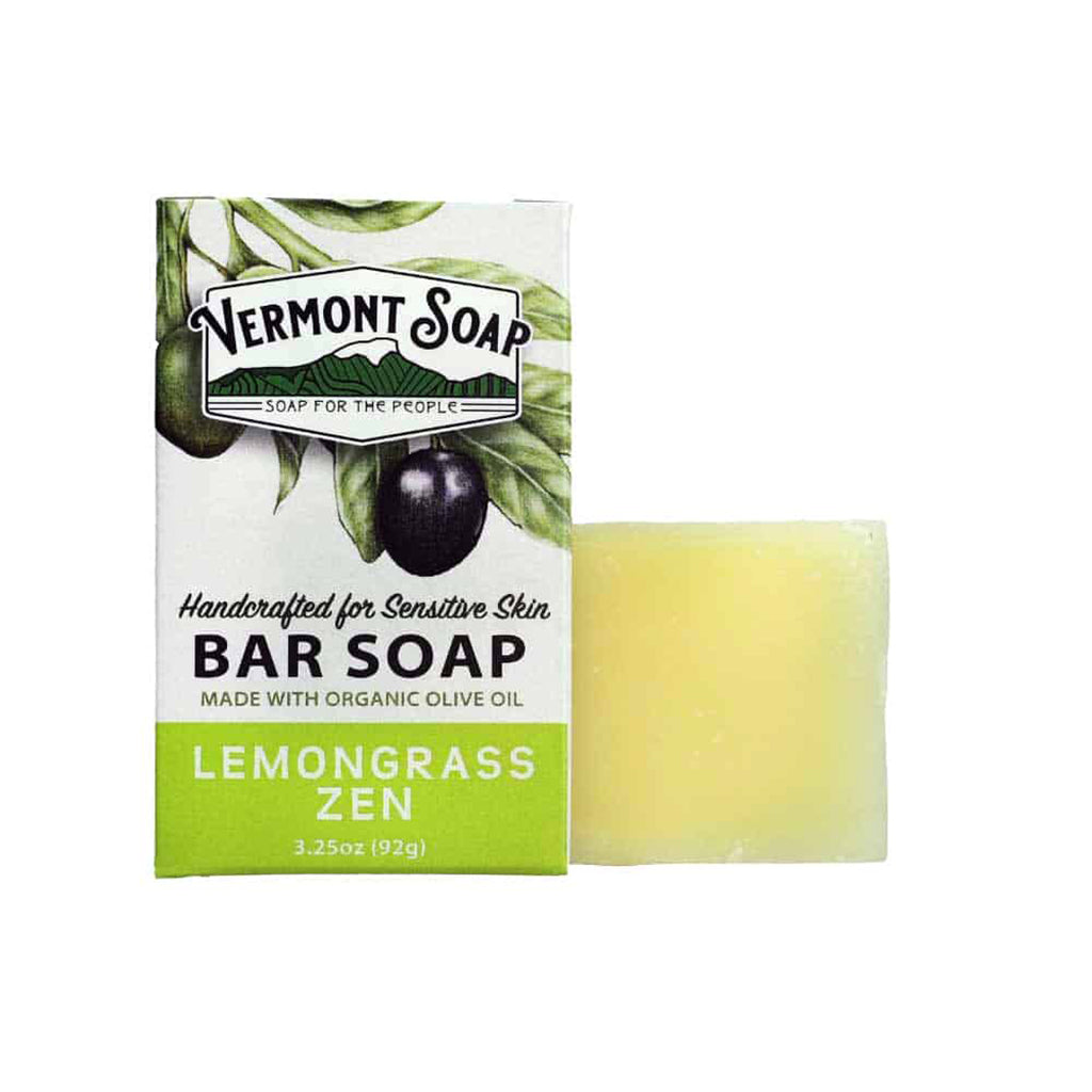 Lemongrass Zen Handmade Bar Soap - Vermont Soap 92g