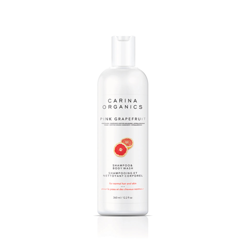 Pink Grapefruit Shampoo And Body Wash 360ml-Carina Organics-Live in the Light